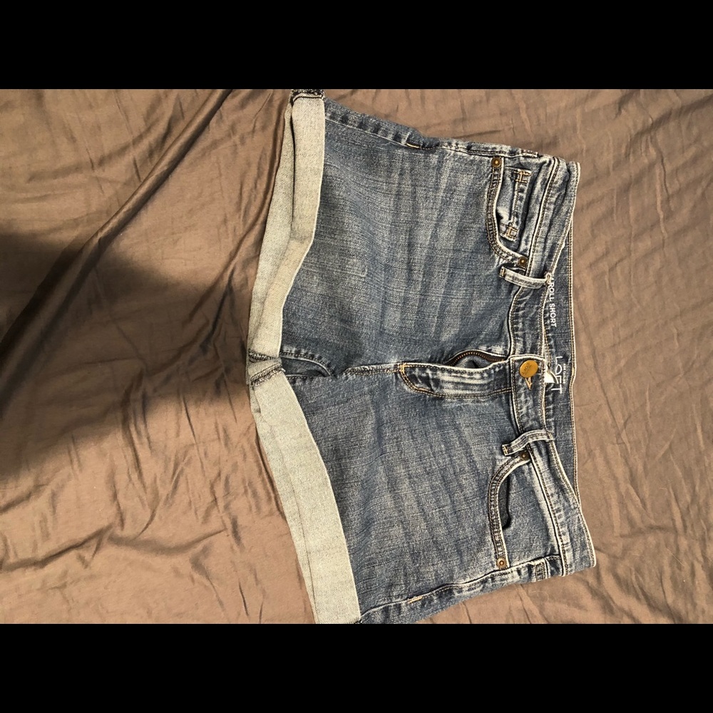 Denim shorts